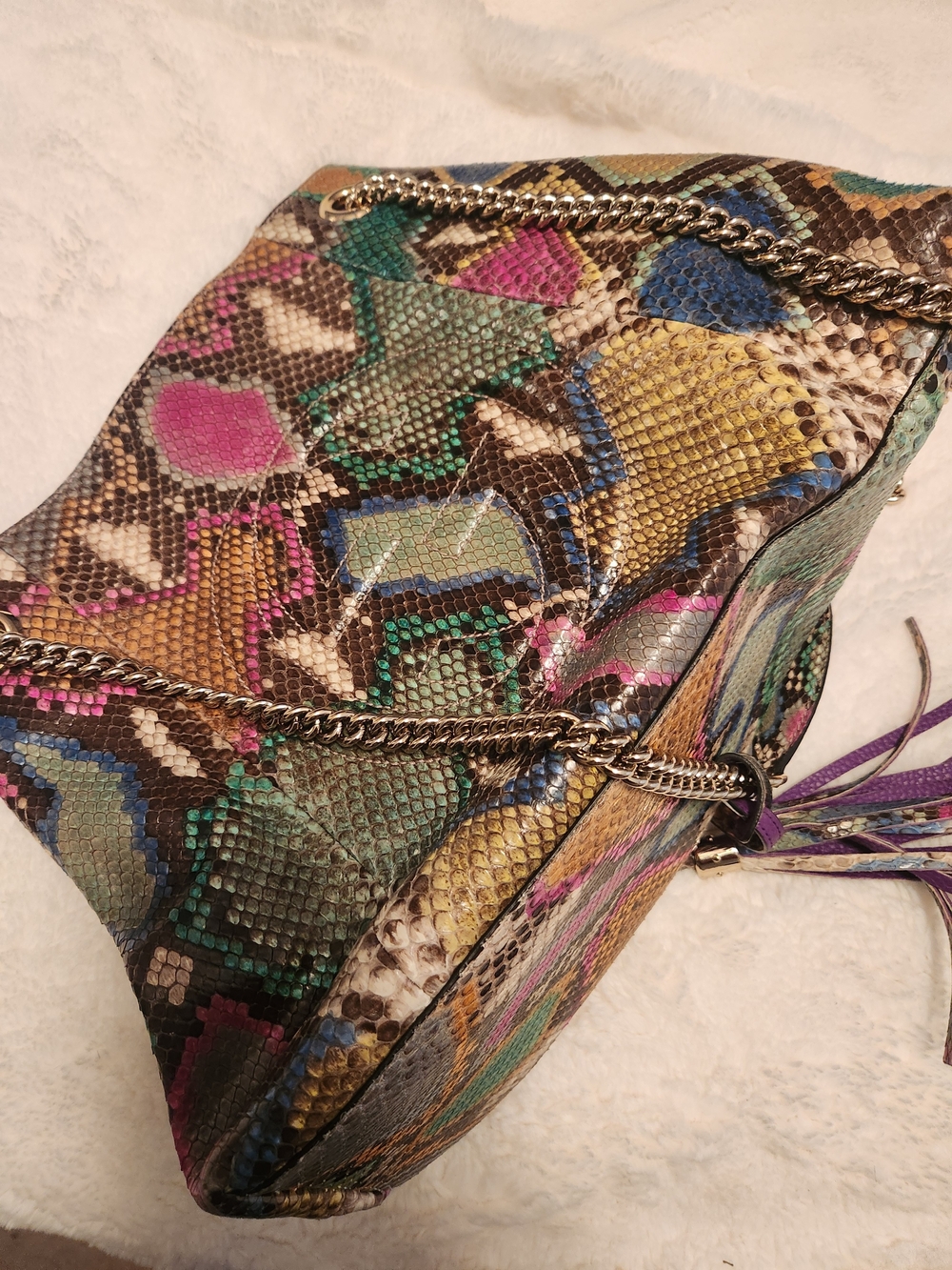 Very Rare Python Skin Gucci Soho Chain Bag - Picture 6 of 8
